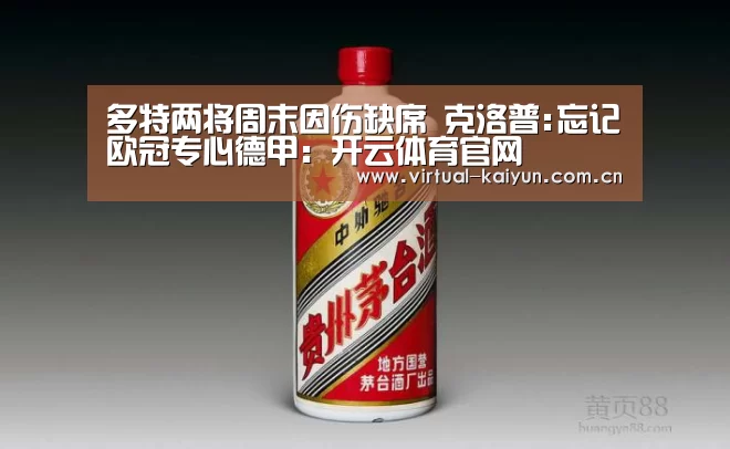 多特两将周末因伤缺席 克洛普:忘记欧冠专心德甲:开云体育官网(图3) 开云体育网站